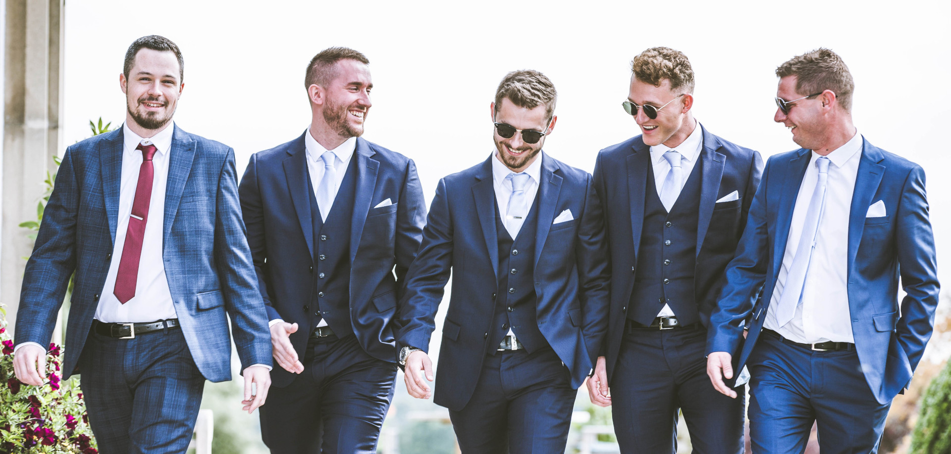 Groom and groomsmen - Peter Rollings Photography, weddings, family portraits, studio and professional
